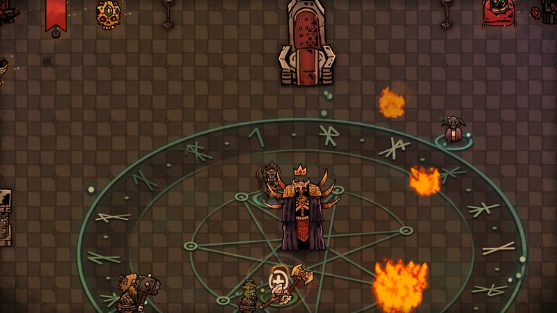 The Dread Lich stands in their necrotic circle.