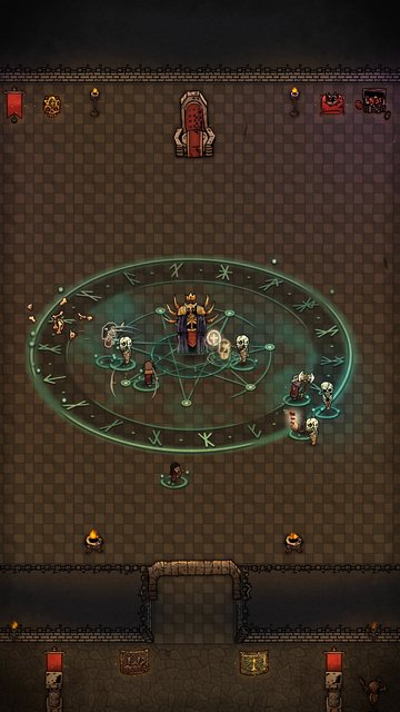 The Dread Lich raises their necrotic aura as their skeletons fight the adventurers.