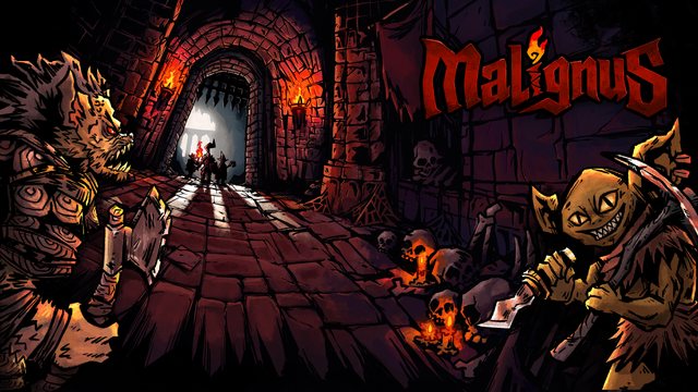 Malignus Wallpaper 1920x1080 with logo