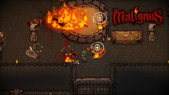 Malignus Key Visual fireball in the great hall 3840x2160