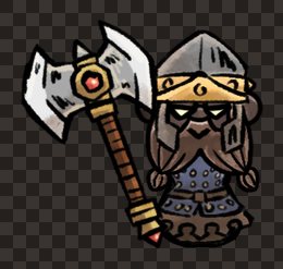 adventurer dwarf male fighter axe brigandine front