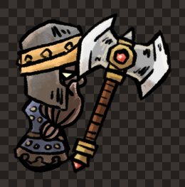 adventurer dwarf male fighter axe brigandine side
