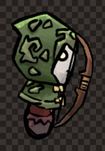 adventurer elf female ranger bow side