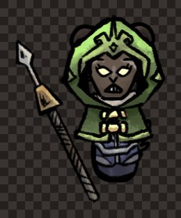 adventurer faun female ranger javelin front