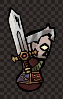 adventurer halfling female bard sword attack side