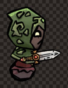 adventurer human female rogue dagger attack side