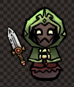 adventurer human female rogue dagger front