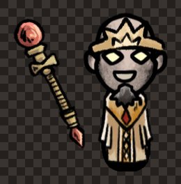 adventurer human male cleric staff front