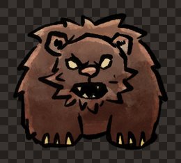 creature cave bear front