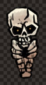 creature skeleton front