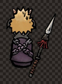minion gnoll male javelin mask back