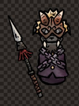 minion gnoll male javelin mask front