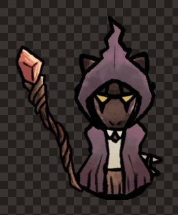 minion kobold male pyromancer staff robe front