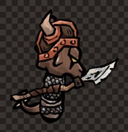 minion kobold male spear chainmail attack side