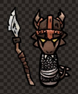 minion kobold male spear chainmail front