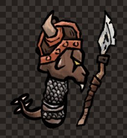 minion kobold male spear chainmail side