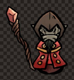 minion ogre male shadowmancer staff front
