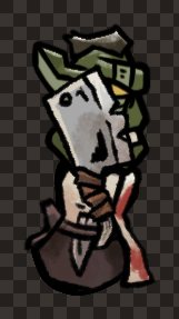 minion orc female cleaver apron attack side
