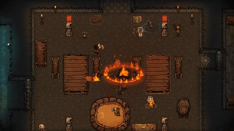 Malignus fireball in the great hall